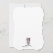 Sweet 16 Invitation Lavender roses et lierre (Dos)