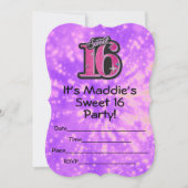 Sweet 16 Invitations (Devant)