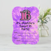 Sweet 16 Invitations (Debout devant)