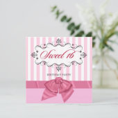 Sweet 16 - Invitations personnalisées à la fête d' (Debout devant)