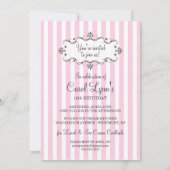 Sweet 16 - Invitations personnalisées à la fête d' (Dos)