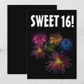 SWEET 16 INVITATIONS PERSONNALISÉES PAR LE PARTI F (Devant / Derrière)