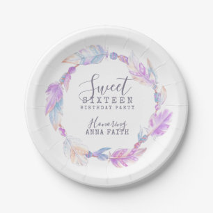 Sweet 16-jarig feestje boho art bord