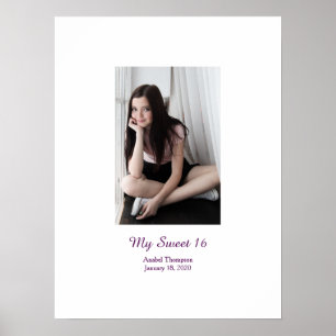 Sweet 16-jarig inloggen op 16e partijraad poster