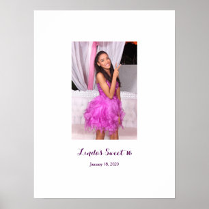 Sweet 16-jarig inloggen op 16e partijraad poster
