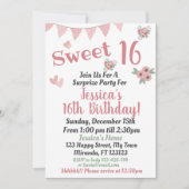 sweet 16 kaart (Voorkant)