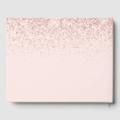 Sweet 16 Livre d'hôtes Rose Gold & Blush Pink Part (Verso)