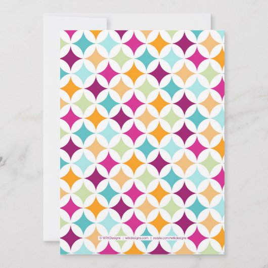 Sweet 16 Magazine Couverture Invitation d'annivers (Dos)