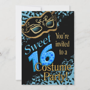 Sweet 16 Masquerade Costume Party Kaart
