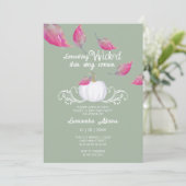 Sweet 16 Octobre Anniversaire Invitations (Debout devant)