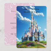 Sweet 16 onverstoorbaar kasteel kaart (Voorkant / Achterkant)