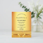 Sweet 16 or élégant arc invitation (Debout devant)