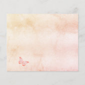 Sweet 16 pampas roze budget save-the-date flyer (Achterkant)