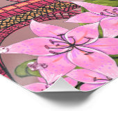 Sweet 16 Paris zielig roze eiffeltoren welkom Perfect Poster (Hoek)