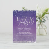 Sweet 16 Party Invitation - 16e anniversaire Invit (Debout devant)