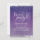 Sweet 16 Party Invitation - 16e anniversaire Invit (Devant)