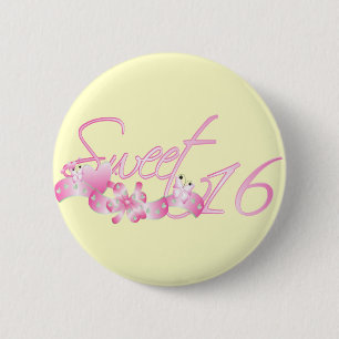 Sweet 16 Pin Ronde Button 5,7 Cm