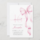 Sweet 16 Pink Bow Verjaardag Kaart (Voorkant)