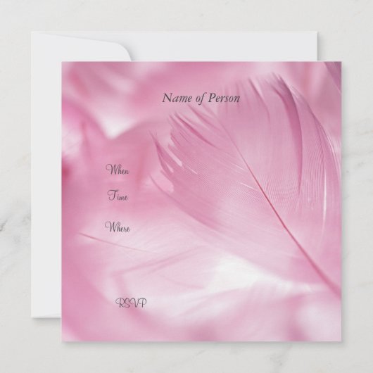 Sweet 16 Pink Invitation (Dos)