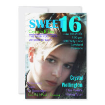 Sweet 16 Rising Star Blauwgroen magazine Hoesje Ui