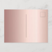 Sweet 16 roos gold pink drips uitnodiging briefkaart (Achterkant)