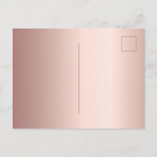 Sweet 16 roos gold pink drips uitnodiging briefkaart (Achterkant)
