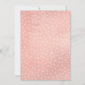 Sweet 16 Rose Gold Foil Invitation Anniversaire (Dos)