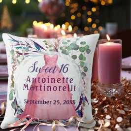 Sweet 16 Roze Formal Dress Kussen