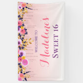 Sweet 16 | Roze vuilnisbak Spandoek (Verticaal)