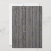  Sweet 16 Rustic Sunflower Laced Barn Wood Kaart (Achterkant)