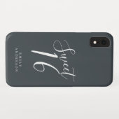 Sweet 16 Script Zwart Wit 16e Verjaardag Case-Mate iPhone Case (Achterkant (horizontaal))