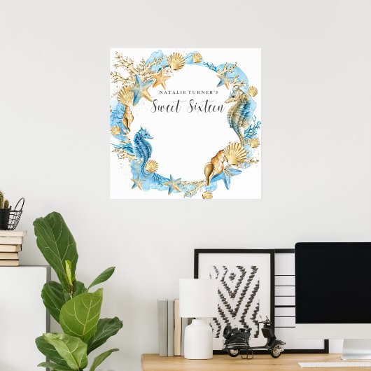 Sweet 16 Signature Message Board Poster (Thuiskantoor)