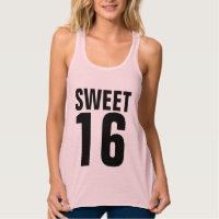 SWEET 16 SIXTEEN GIRLS BIRTHDAY T-SHIRTS