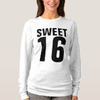 SWEET 16 SIXTEEN GIRLS BIRTHDAY T-SHIRTS