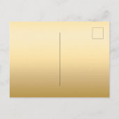 Sweet 16 smaragdgroene goudjurk bloemen uitnodiging briefkaart (Achterkant)