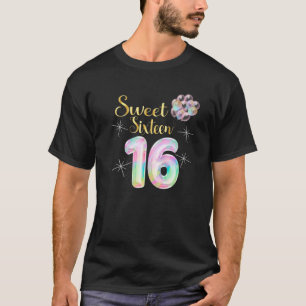 Sweet 16 Squad Birthday Matching Family Group Teen T-shirt