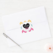 Sweet 16 Stickers : Spring Pastel Chevron Imprimer (Enveloppe)