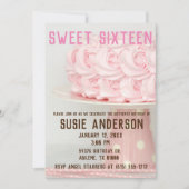 Sweet 16 Sweets sixteens Invitations de fête d'ann (Devant)