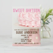 Sweet 16 Sweets sixteens Invitations de fête d'ann (Debout devant)
