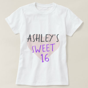 Sweet 16 T-shirt 16e anniversaire