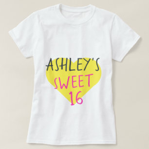 Sweet 16 T-shirt 16e anniversaire