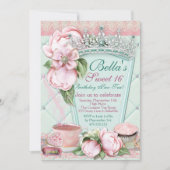 Sweet 16 Tea Party Invitation (Devant)