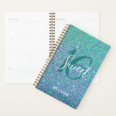 Sweet 16 Turquoise Blue Parties scintillant fille  (Devant avec enveloppe)