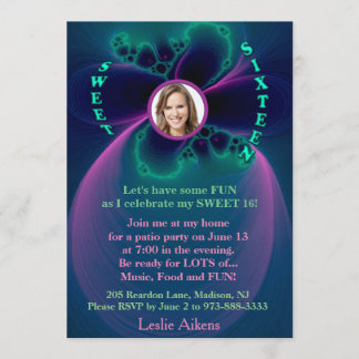 SWEET 16 uitnodiging van de Partij van de Schrappi
