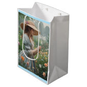 Sweet 16 Verjaardag Medium Cadeauzakje (Voorkant Gekanteld)