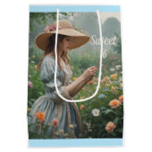 Sweet 16 Verjaardag Medium Cadeauzakje (Achterkant)