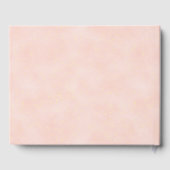 Sweet 16 Verjaardag Waterverf Jurk Blush Roze Goud Gastenboek (Achterkant)