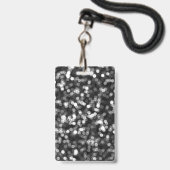 Sweet 16 verjaardagsuitnodigingen badge (Achterkant met lanyard)