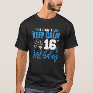 Sweet 16 Versterking op zaterdag Teenboy Gir T-shirt