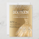Sweet 16 Zestien Dress Diamonds Kaart (Voorkant)